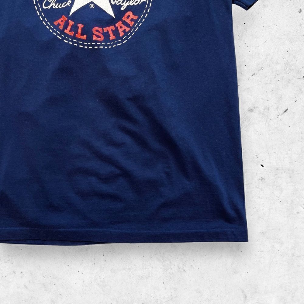 Vtg 80s Converse All Star Logo Shirt, Chuck Taylor, Single Stitch USA, Thin, M - Picture 3 of 7